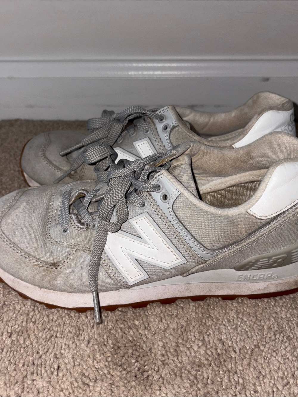 Women’s New Balance 574 Grey Sneakers Size: 7 - Picture 5 of 10